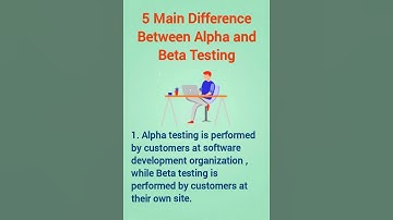 5 main difference between alpha and beta testing #testing
