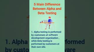 5 main difference between alpha and beta testing #testing
