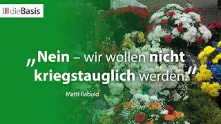 Unser Land soll ein Herd des Friedens sein.“ | Gedenkfeier am Leipziger Ostfriedhof | dieBasis 2026