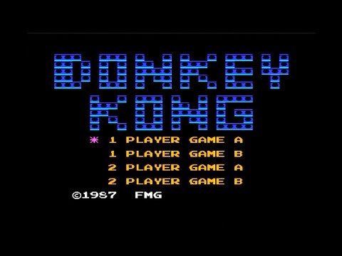 Видео: Полное прохождение (((Dendy))) Donkey Kong / Донки Конг
