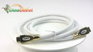 HDMI Cable Premium 6ft 1.8M for Blueray 3D DVD PS3 PS4 XBOX LCD HD TV 1080P USA 1.8m 6ft Gold Plated HDMI to HDMI Cable for LCD HDTV from Dinodirect.com