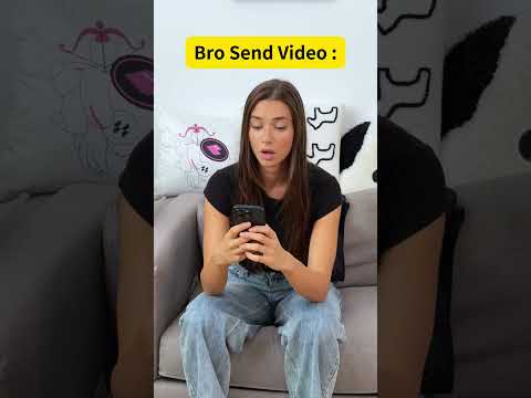 Friend send video vs bro send video #friends #video #smartdevil
