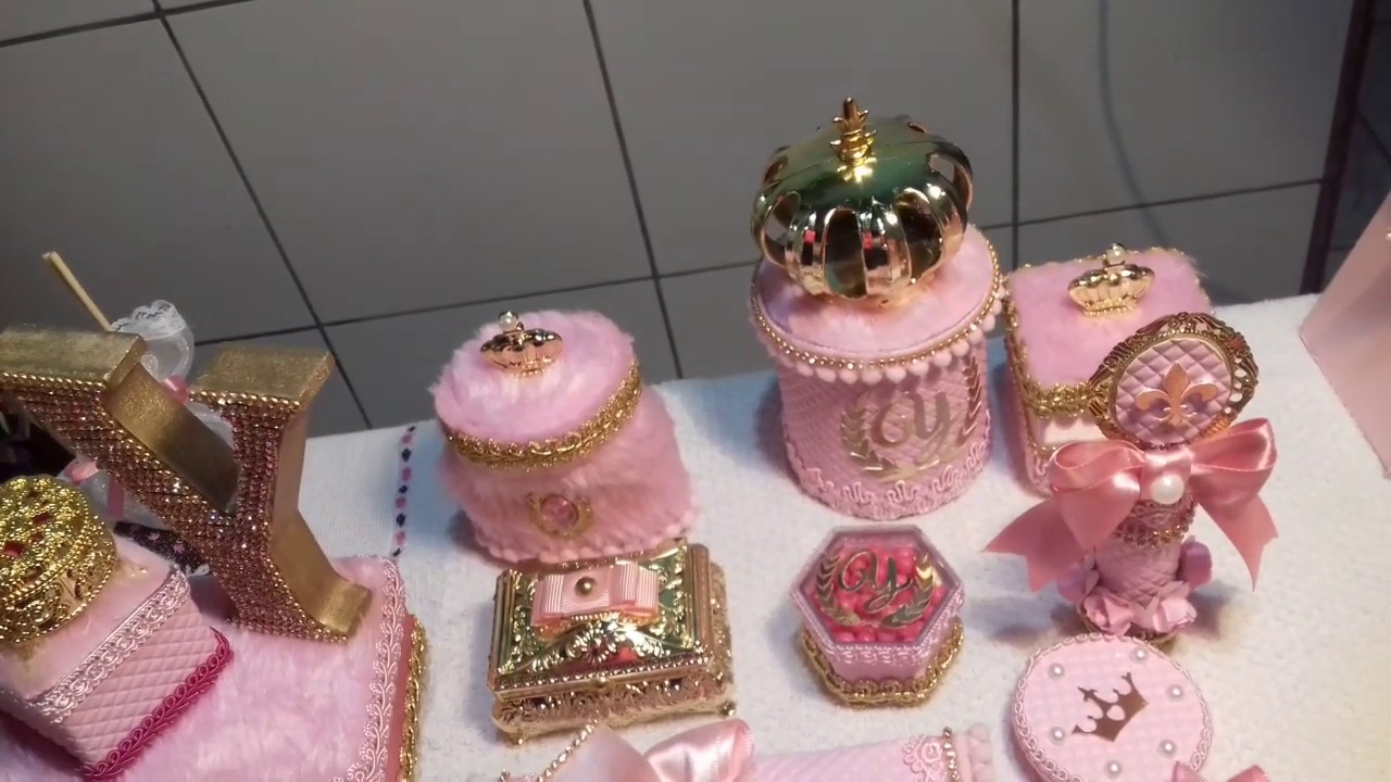 Personalizados de Luxo 15 anos. Tema: Princesa Realeza #Yasmim15anos