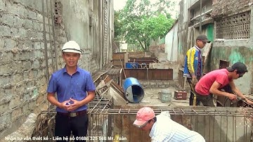 KỸ THUẬT THI CÔNG LẮP DỰNG CỐT THÉP VÀ CỐT PHA BẰNG PHƯƠNG PHÁP HÀN MÓNG NHÀ 2 TẦNG