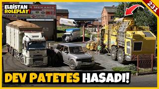 DEV PATATES HASADI, KÖYÜ HORTUM VURDU! KAÇTIK | FS25 S7 B231