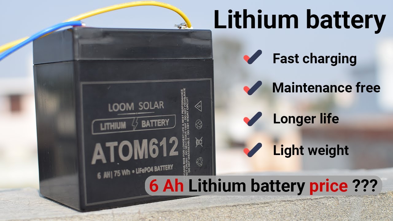 Lithium-ion Battery || Unboxing || Testing || CAML Lithium Battery Price || Loom Solar ||