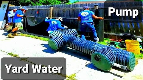 How to Install Channel Drain, Perimeter Drain, Outdoor Sump Pump System