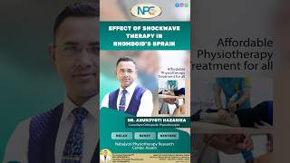 Effect of Shockwave Therapy on Rhomboid’s Sprain #shockwavetherapy #physiotherapy #physiotherapist