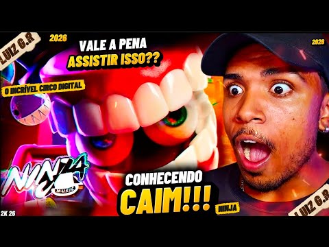 ELE É LOUCO!? | Punição Digital | Caim (O Incrível Circo Digital) | Ninja • React
