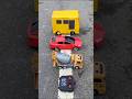 My New Yellow Colour School Bus Testing & Mixer Truck Testing & Red Colour Audi Car Testing 🚘