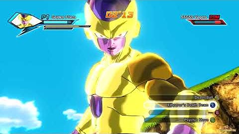 Dragon Ball: Xenoverse - Revival of F - Golden Frieza vs SSGSS Goku vs SSGSS Vegeta