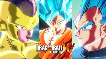 Dragon Ball: Xenoverse - Revival of F - Golden Frieza vs SSGSS Goku vs SSGSS Vegeta