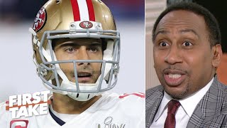 Stephen A. only has two nice things to say about Jimmy Garoppolo after Super Bowl LIV | First Take