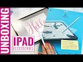 UNBOXING iPad Accessories - Paperwhite + Apple Pencil Grip