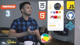 Sida loo sameeyo website portfolio HTML CSS JavaScript | somali programming | part 3
