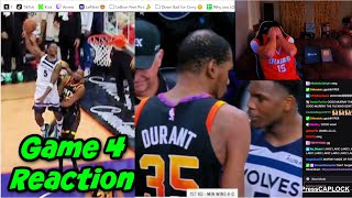 Minnesota Timberwolves vs Phoenix Suns Game 4 Highlights Reaction | Reacting to Suns vs Timberwolves