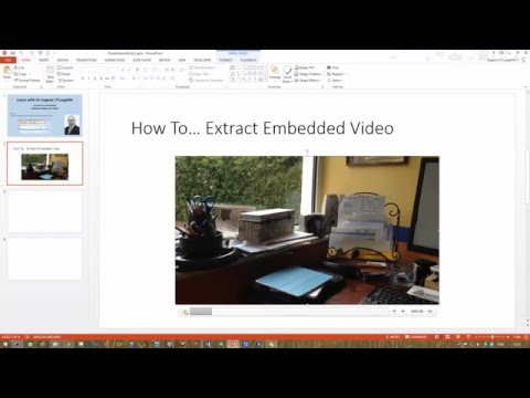 How To... Extract an Embedded Video from a PowerPoint Presentation