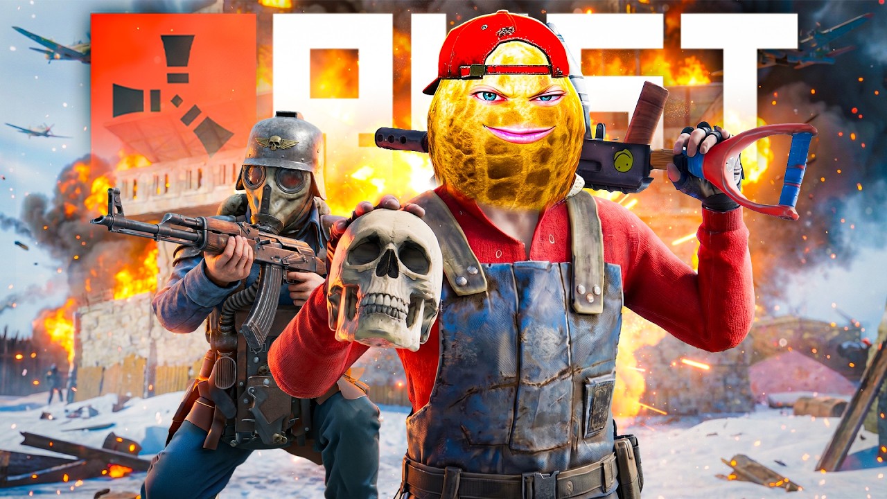 TheBurntPeanut Met the Most DANGEROUS Man w/ Gingy & Awie | RUST - YouTube