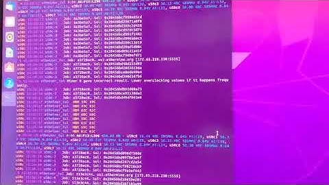 8 x U50C Rig ETH mining demo