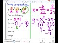 9 2 Video Solving Quadratics by Graphing 3