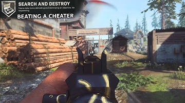 Ending a CHEATER in Search and Destroy - Modern Warfare