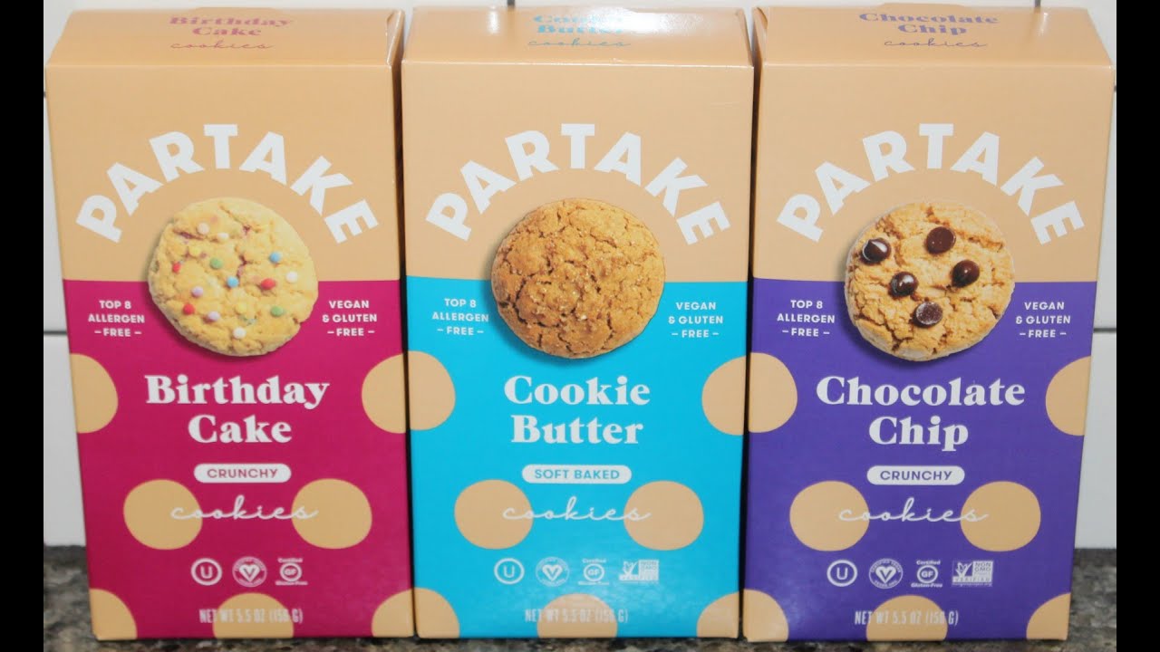 Partake Cookies: Birthday Cake, Butter Cookie & Chocolate Chip Review 