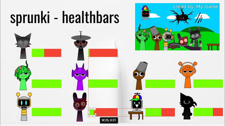 CREEPY VANERIA SPRUNKIES with HEALTHBARS! Incredibox Sprunki - part 1