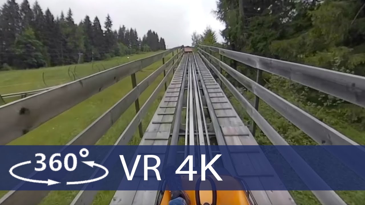 Austria Summer Toboggan Run in 360 VR YouTube
