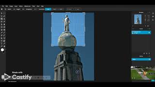 Image Cropping of El Salvador del Mundo Monument (Savior of The World) for Intro to Technologies 550 News