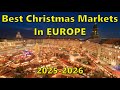 20 Best Christmas markets in Europe | 2025 2026 Travel Guide
