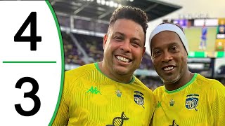 Ronaldinho Team vs Roberto Carlos Team 4-3 Extended Highlights & Goals - The Beautiful Game 2023 screenshot 3