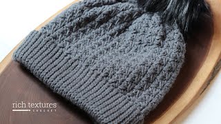 Granite Beanie Crochet Pattern