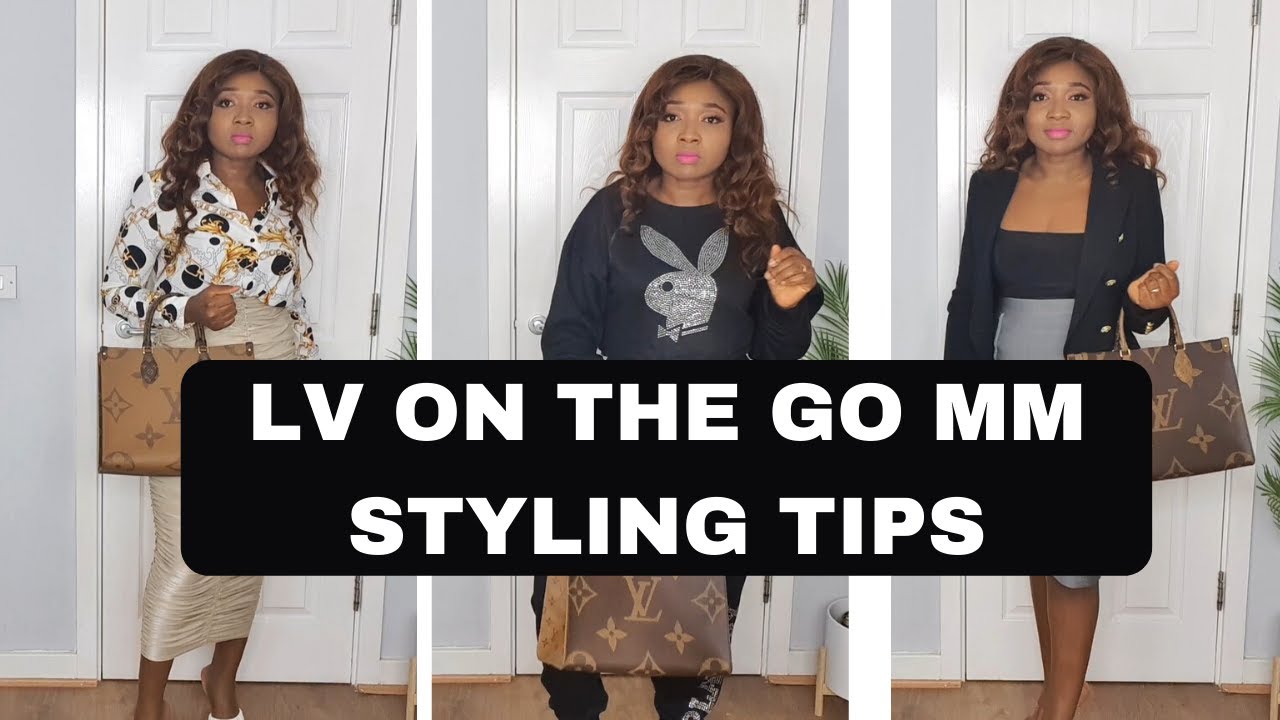 LV ON THE GO MM BAG REVIEW AND STYLING TIPS 