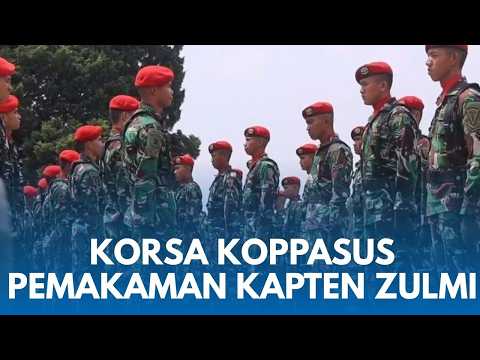 Persiapan Pemakaman Kapten Zulmi Prajurit TNI Korban Israel, Korsa Baret Merah di Liang Lahat