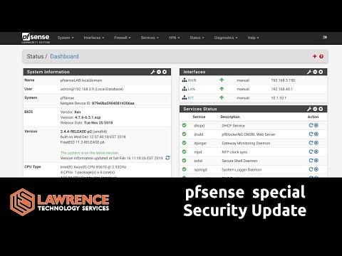 pfsense security update packages to protect against NGINX, libzmq4, and curl vulnerabilities