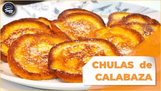 CHULAS de CALABAZA esponjosas 🥞 | Tortillas de carnaval, Torrijas de Canarias un postre delicioso 😋