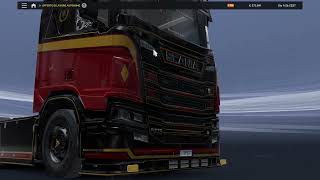 🚚ETS 1.59 (day 18) - Snowy Moon - Lighting Improvements V2 - Project Next-Gen 🚚
