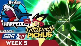 GBA S9W5: SJ Sharpedos [2-2] vs. Pittsburgh Pichus [1-3] (NumbNexus)