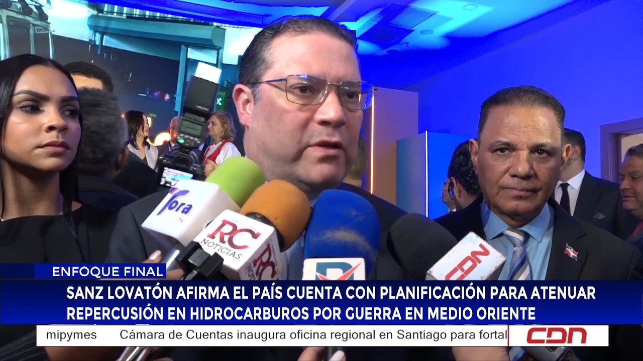 Sanz Lovatón afirma RD está preparada ante impacto petrolero por guerra en Medio Oriente