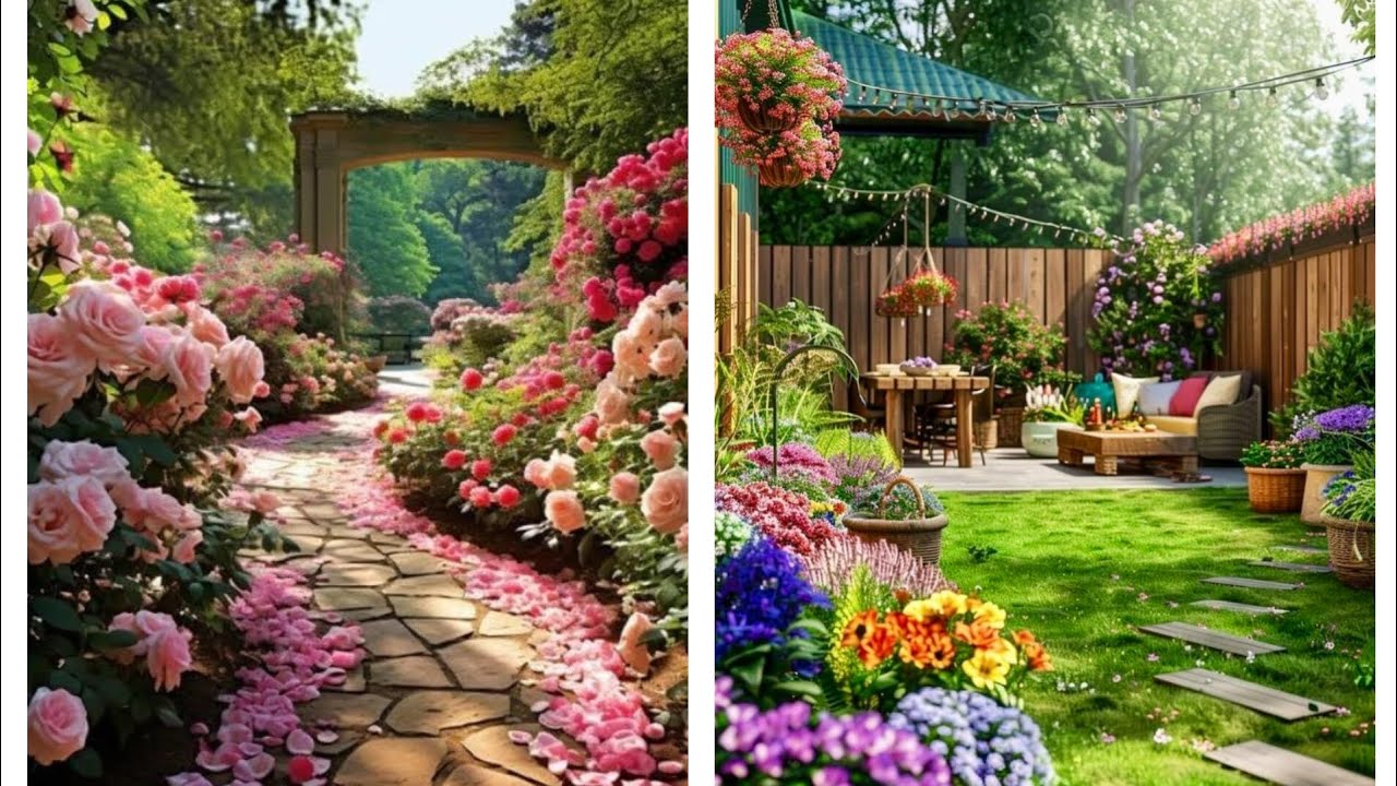 Top Home Garden Landscaping Ideas 2024 | House Backyard Patio Design ...
