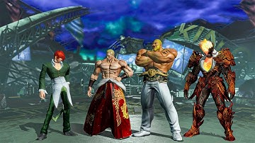 Solo Iori vs All Boss Team Battle - KOF XIV