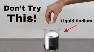 Dropping Solid Water In Liquid Sodium