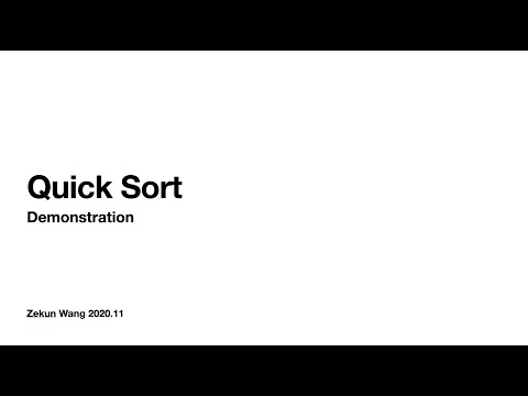 Quick Sort Demonstration