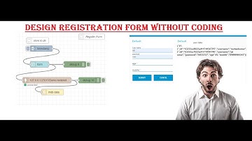 The Ultimate Guide to Design Simple Register Form Without Coding Nodered | #noderedtutorials