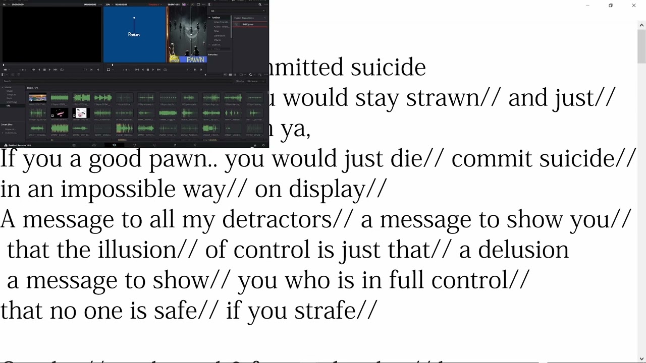 Foresight and behind the scenes 