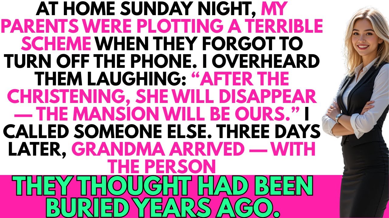 At home Sunday night, my parents planned the perfect crime—until Grandma came with someone dead.