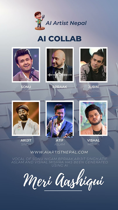 Meri Aashiqui - AI Colab-Vishal Mishra-Atif Aslam-Bpraak-Jubin Nautiyal-Arijit Singh-Sonu Nigam
