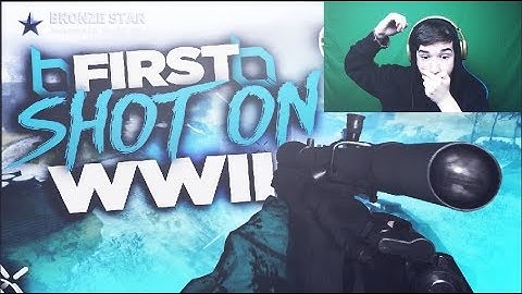 I HIT MY FIRST TRICKSHOT ON WW2! (WW2 SND Trickshotting + Funny Moments!) (2 SHOTS)