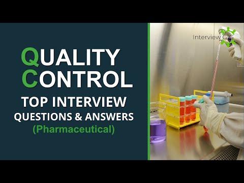 Pharma Quality Control Interview Questions and Answers 2024 (New Updated) | Pharma QC