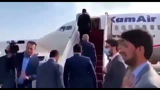 لحظة هروب رئيس افغانستان السابق من المطار